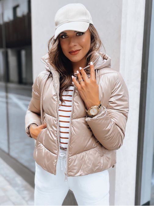 Dámská nevšední zlatá bunda Lolarose