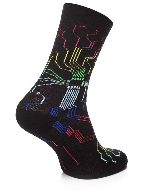 Zajímavé barevné ponožky 024