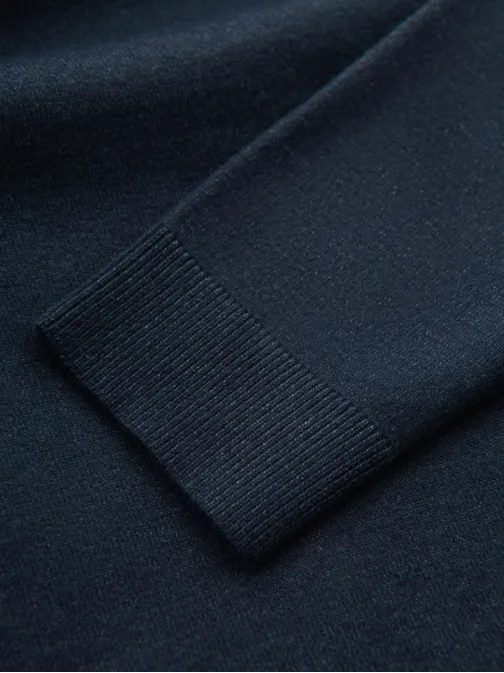 Trendy tmavě modrý polorolák V4 SWTN-0125