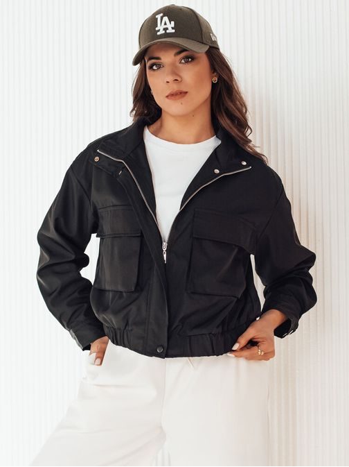 Dámská přechodná černá bunda Istan