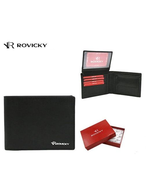 Elegantní pánská peněženka ROVICKY v černé barvě