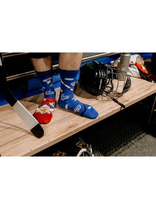 Veselé pánské ponožky Hokejový hráč