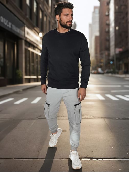 Černá mikina pro muže