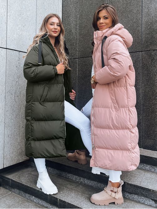 Jedinečná dámská zelená zimní bunda Cozyseason