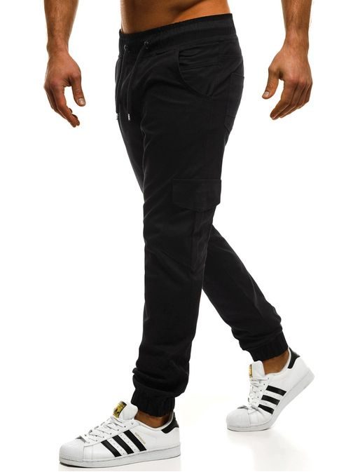 Pánské černé jogerr kalhoty A/404