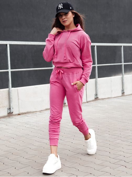 Trendy dámská růžová mikina Trendhood