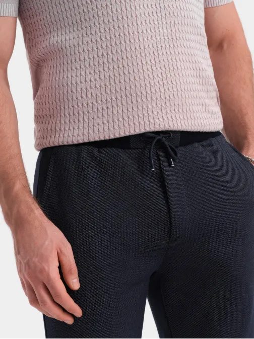 Granátové chinos kraťasy V1 SRCS-0128