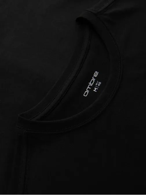 Černé tričko s kontrastním dvoubarevným potiskem V1 TSPT-0248