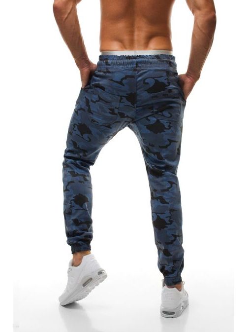 Moderní maskáčové tmavě modré baggy kalhoty ARMY ATHLETIC 367