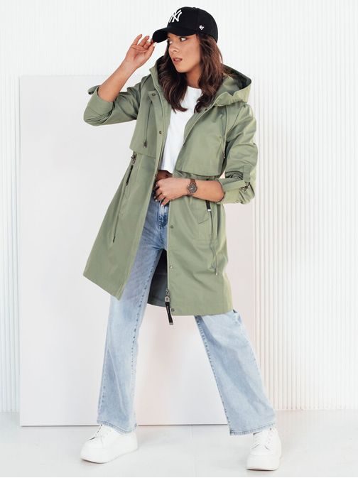 Módní dámská zelená parka Tilson
