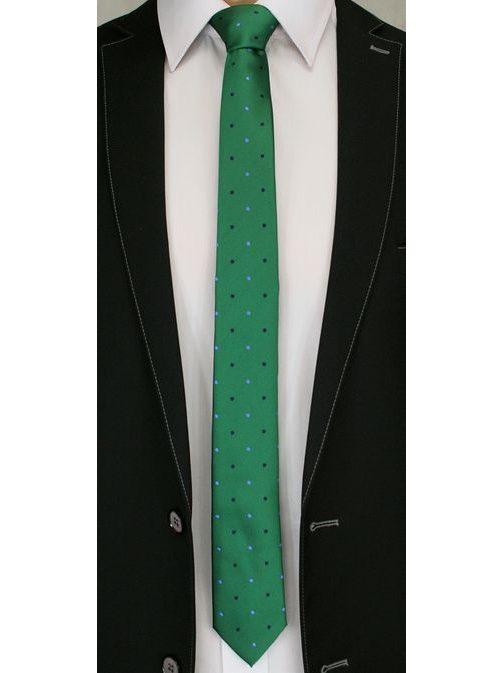 Moderní stylová zelená kravata