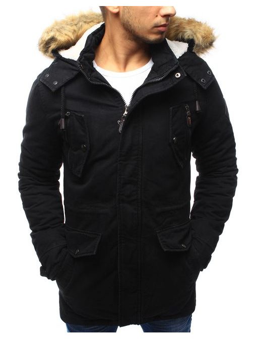 Trendy černá bunda na zimu
