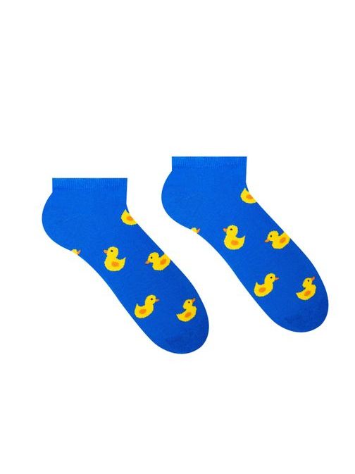 Pánské modré kotníkové ponožky Kačenka