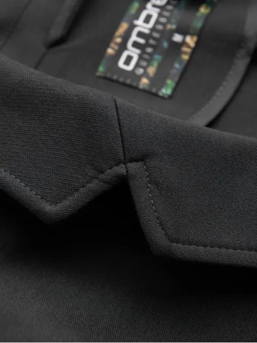 Grafitové sportovní slim fit sako V1 M165