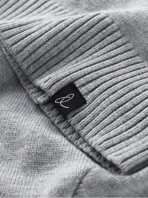 Moderní šedá melírovaná čepice V5 ACWH-0124