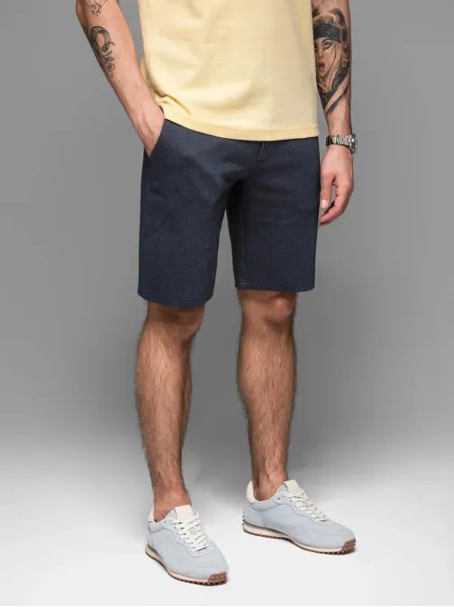 Tmavě modré chinos šortky V1 SRCS-0168