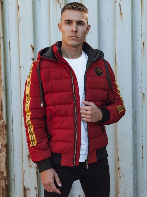 Sportovní prošívaná pánská bunda na zimu