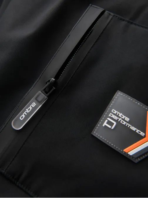 Atraktivní černá parka na zimu V1 JALJ-0202