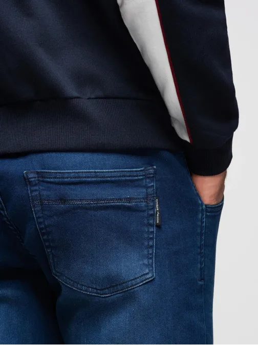 Pánské tmavě modré džínové kalhoty V3 PADJ-0242