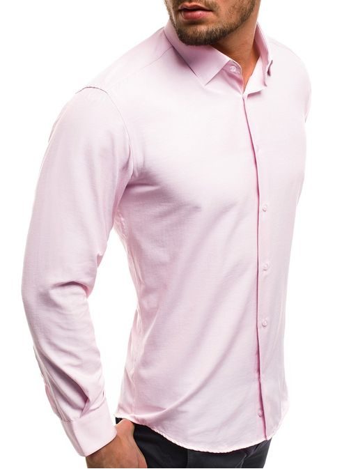 Nádherná růžová pánská košile CSS 001