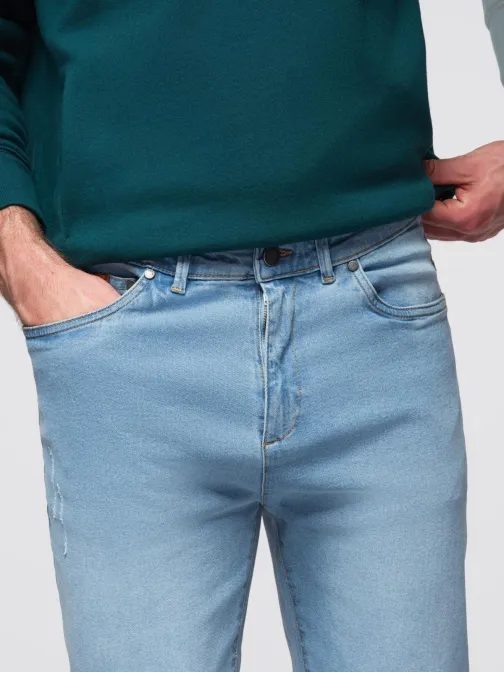 Pánské světle modré džínové joggers V1 PADJ-0265