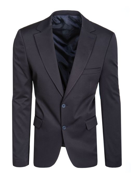 Elegantní tmavě modré pánské sako do společnosti