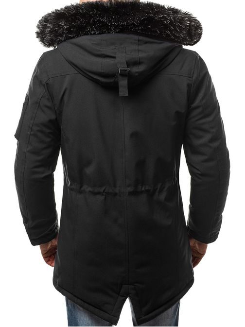 Zimní černá bunda OZONEE JB/1068