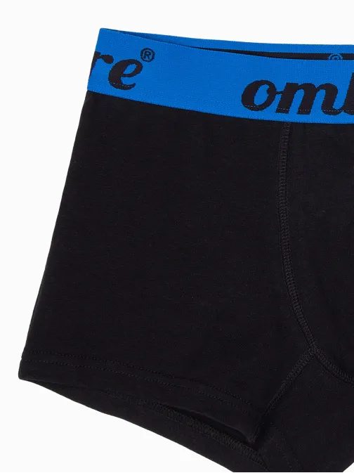 Stylové černo-modré boxerky U283