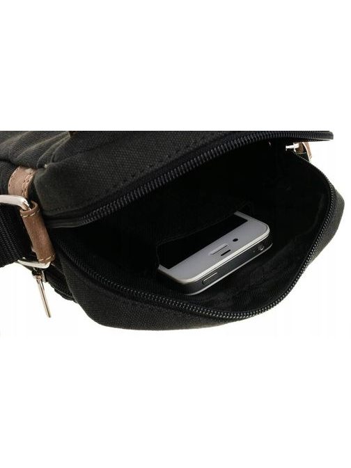 Trendy pánská tmavě hnědá taška přes rameno WILD