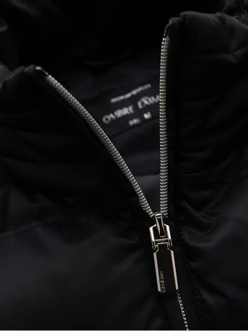 Atraktivní černá bunda bomber V1 JALP-0218