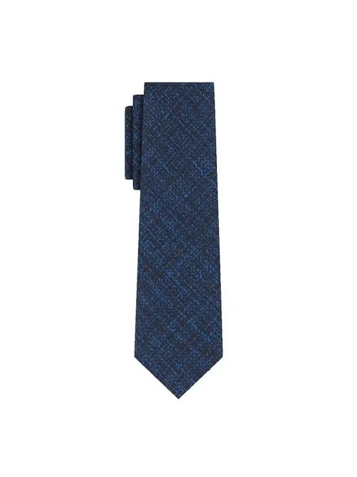 Tmavě modrá pánská kravata v originálním provedení
