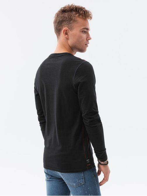 Stylové tričko v černé barvě L130