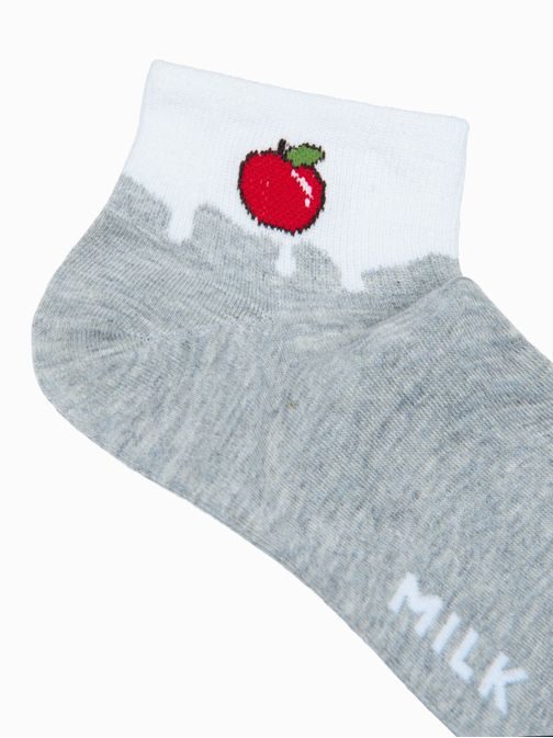 Šedé dámské ponožky Jablko ULR103