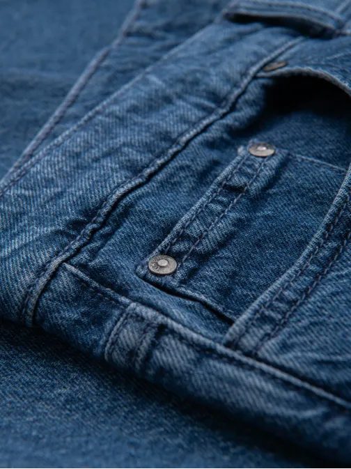 Pánské klasické tmavě modré rifle V2 PADP-0225