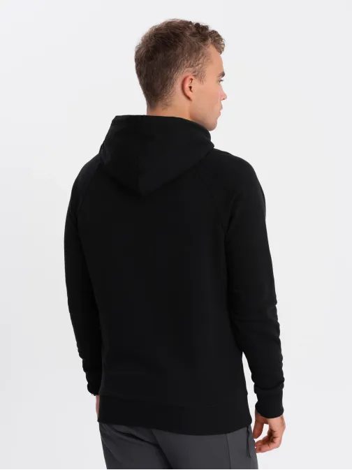 Originální černá mikina s nápisem V3 SSPS-0153
