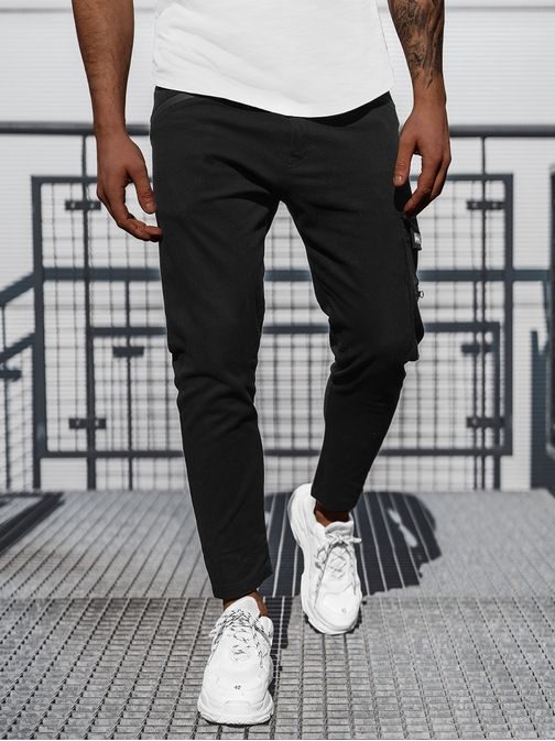 Jedinečné kalhoty v černé barvě B/20005SPZ