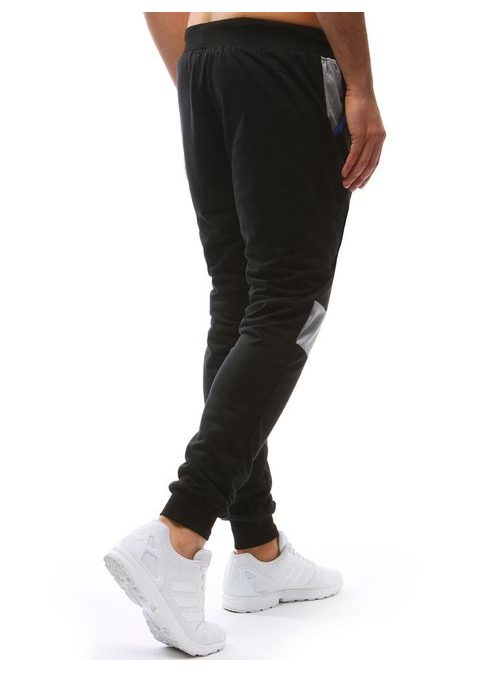 Tepláky maskáčové v černé barvě