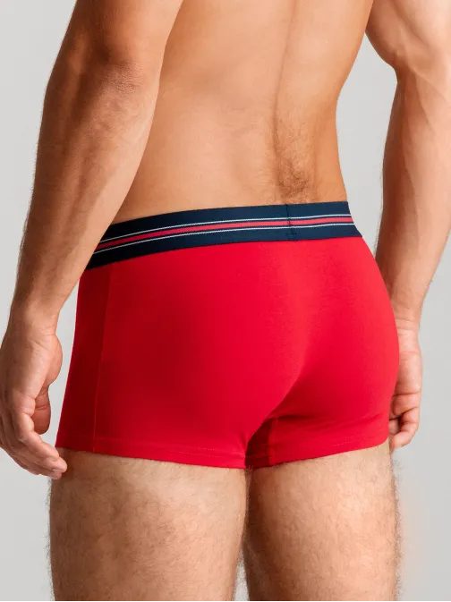 Barevné stylové boxerky unbo-0109(3ks)