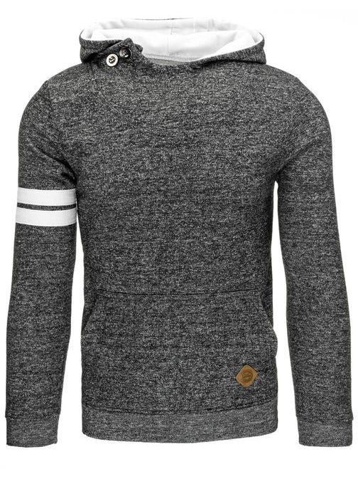 Fantastická mikina tmavě šedá s kapucí