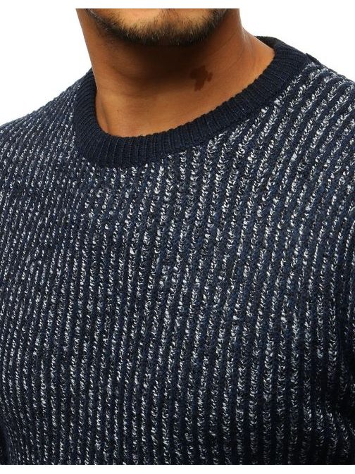 Granátový pohodlný pánský svetr