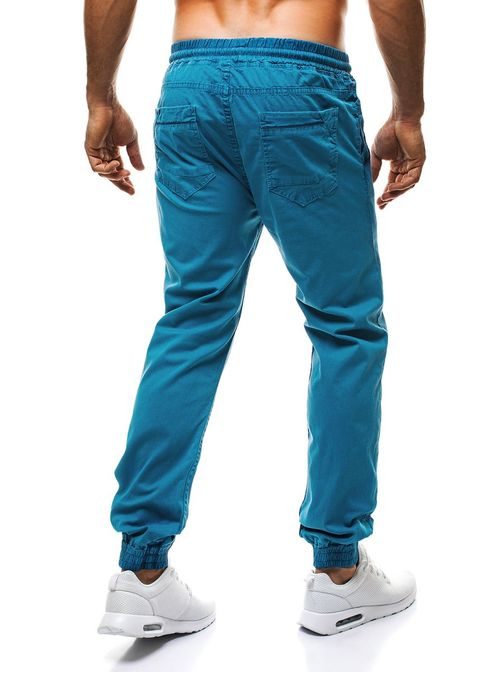 Jedinečné Chino kalhoty RED POLO 658 modré