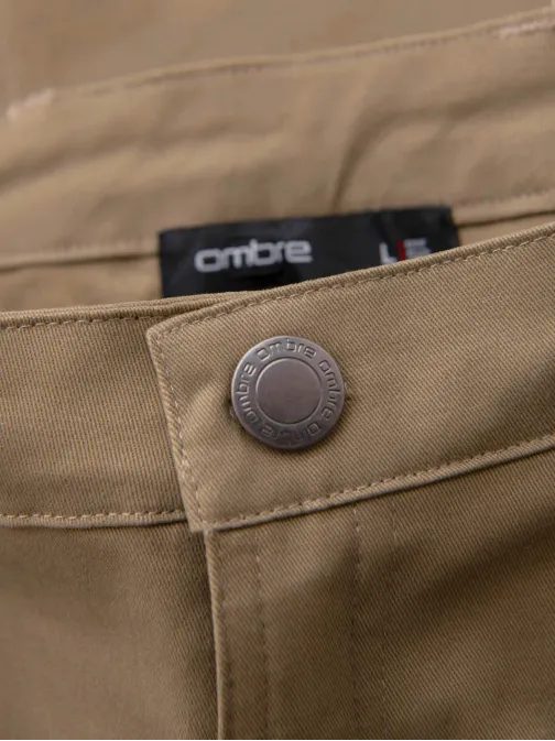 Pánské hnědé kalhoty V3 P1517