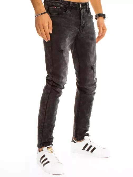 Stylové černé džíny