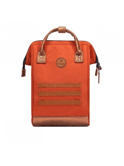 Originální červeno-oranžový ruksak Cabaia Adventurer Bogota M