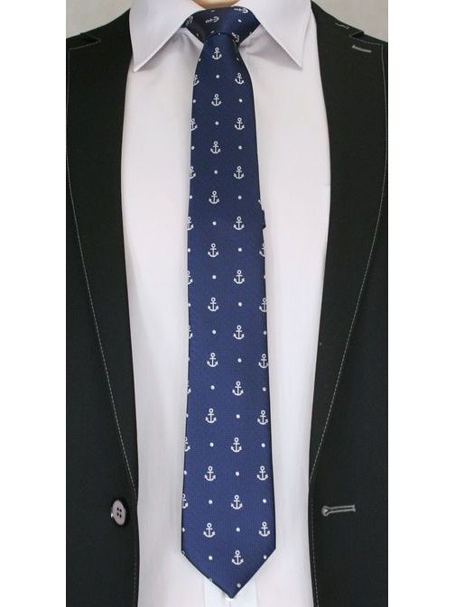 Modrá námořnická kravata
