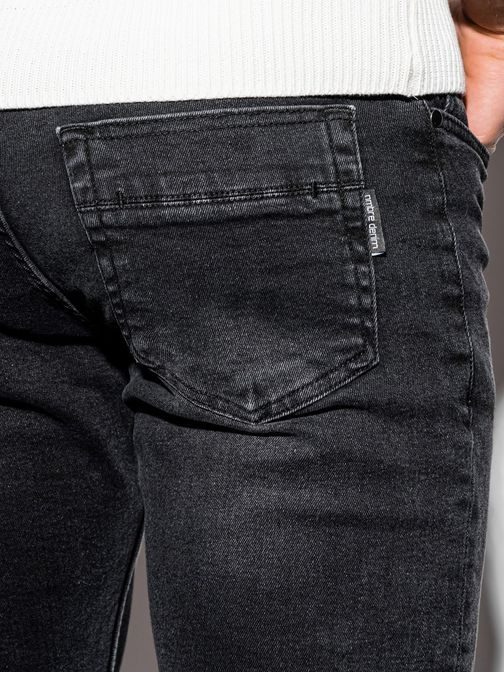 Pohodlné černé džíny P940