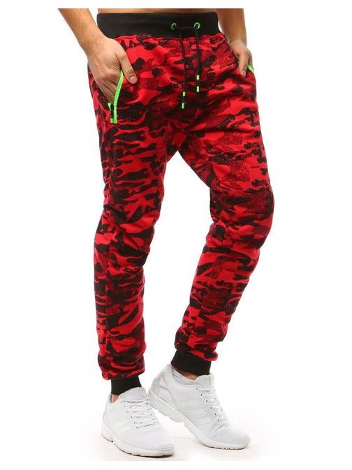 Červené tepláky pro muže