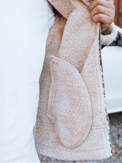 Pánská teplá zimní bunda s podšívkou z ovčí vlny