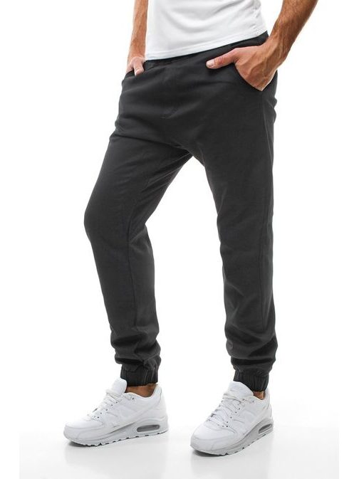 Černé pudlové kalhoty Athletic 399