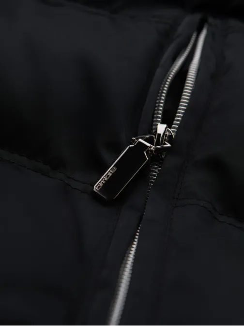 Atraktivní černá bunda bomber V1 JALP-0218